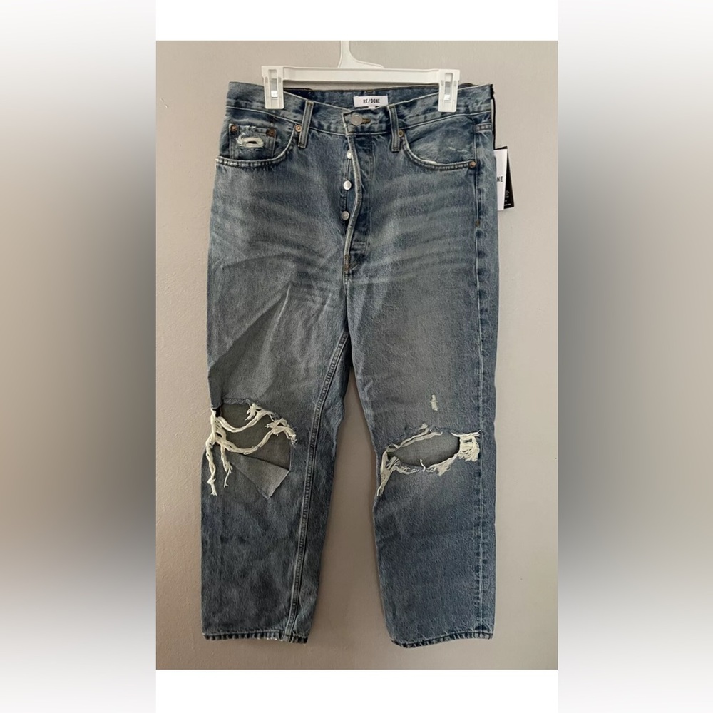 Re/done 90s Crop Low Slung Premium Jeans